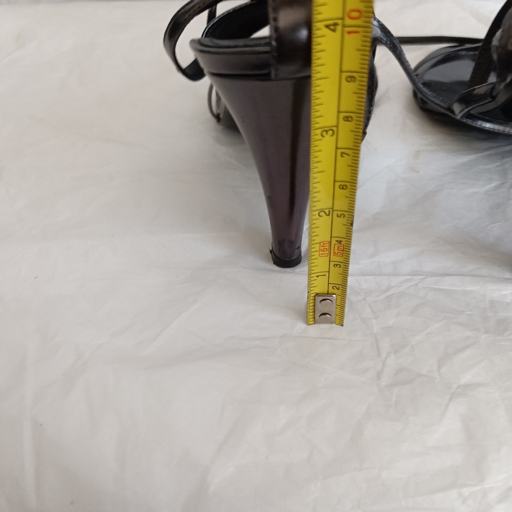 Isabel marant metallic heels size 38 ankle strap - Picture 10 of 15